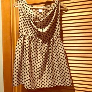 Motherhood maternity polka top!